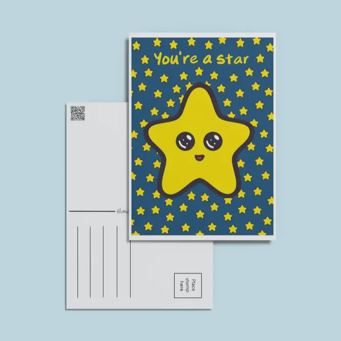 You're a star Postcard