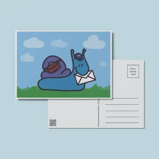 Snailmail postcard